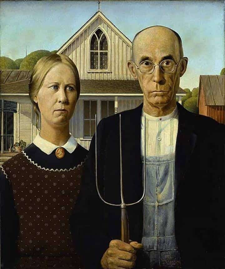 American Gothic Grant Wood