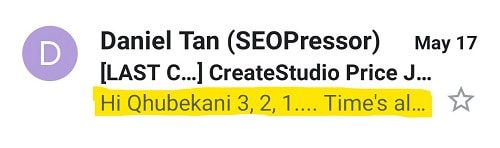 email personalization